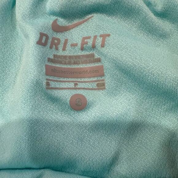 Nike Dri-Fit Tempo Running Shorts Women’s Small Teal Green/Geometric Dot Print - Picture 3 of 8